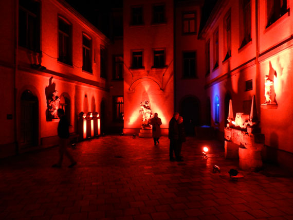 Das Wetterau-Museum bei Friedberg leuchtet November 2014